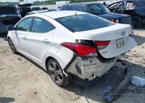 2015 Hyundai Elantra Sport z USA, uszkodzony, nr VIN KMHDH4AH9FU227092